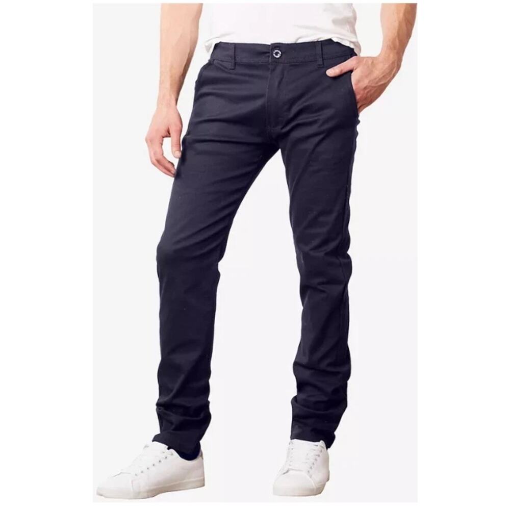 NWT GALAXY BY HARVIC MEN'S‎ SUPER STRETCH SLIM FIT CHINO PANTS Size 40x32
